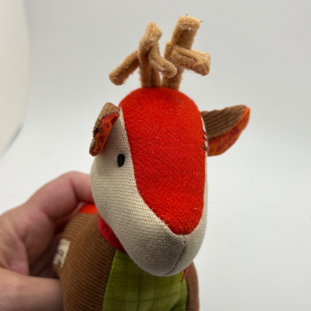 Starbucks Reindeer Plush Stuffed Animal Christmas‎ Holiday Red Green Brown - Picture 10 of 10